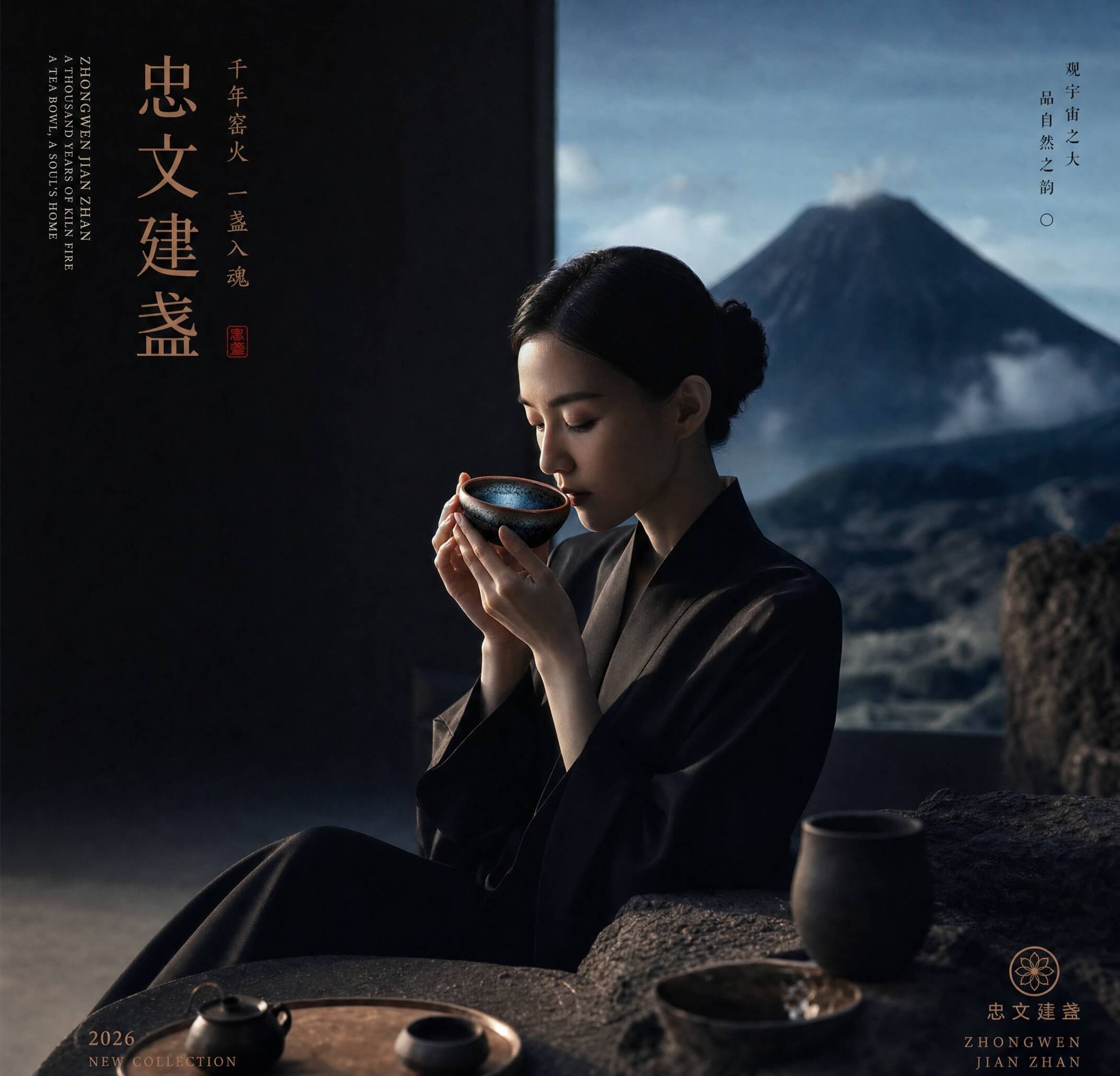 AI生成的茶品牌营销海报实战案例